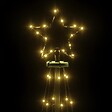 VIDAXL - vidaXL Arbre de Noël cône Blanc chaud 108 LED 70x180 cm - vignette