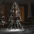 VIDAXL - vidaXL Arbre de Noël cône 160 LED d'intérieur/d'extérieur 78x120 cm - vignette