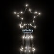 VIDAXL - vidaXL Sapin de Noël avec piquet Blanc froid 108 LED 180 cm - vignette