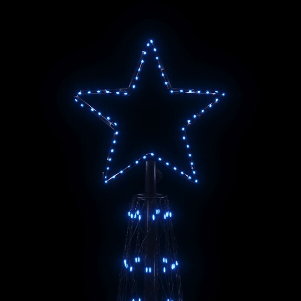 VIDAXL - vidaXL Arbre de Noël cône 3000 LED Bleues 230x800 cm - large