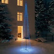 VIDAXL - vidaXL Sapin de Noël cône 752 LED bleues Décoration 160x500 cm - vignette