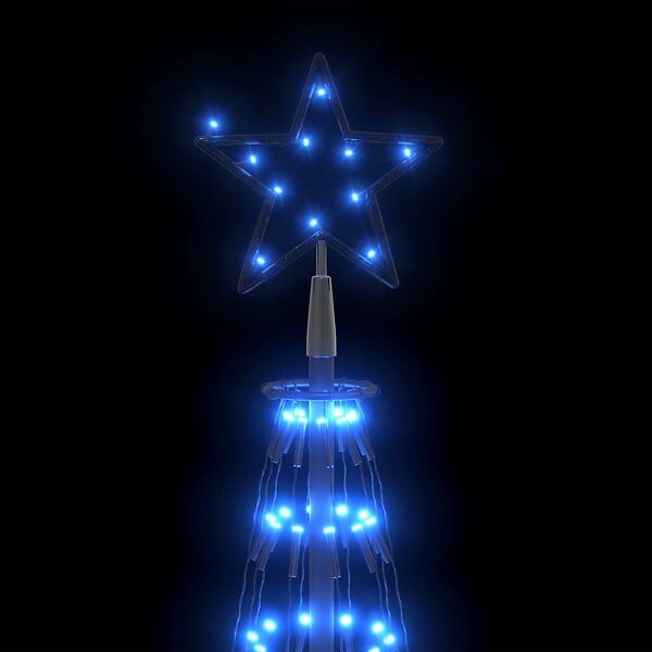 VIDAXL - vidaXL Sapin de Noël cône 752 LED bleues Décoration 160x500 cm - large