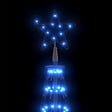 VIDAXL - vidaXL Sapin de Noël cône 752 LED bleues Décoration 160x500 cm - vignette