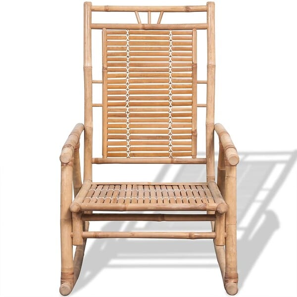 VIDAXL - vidaXL Chaise à  bascule en bambou - large