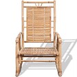 VIDAXL - vidaXL Chaise à  bascule en bambou - vignette