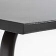 OVIALA - Ensemble table de jardin en métal et 4 chaises anthracite - Palavas - vignette