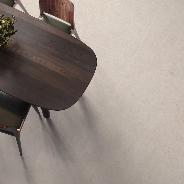 RO'MA NATURE - Carrelage effet Pierre Beige Sable 90x90x0,9 cm In&Out Belmorin - Sol et mur intérieur et Sol extérieur (vendu par carton de 1,62 m²) - large