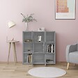 VIDAXL - vidaXL Bibliothèque Sonoma gris 90x30x90 cm Bois d'ingénierie - vignette