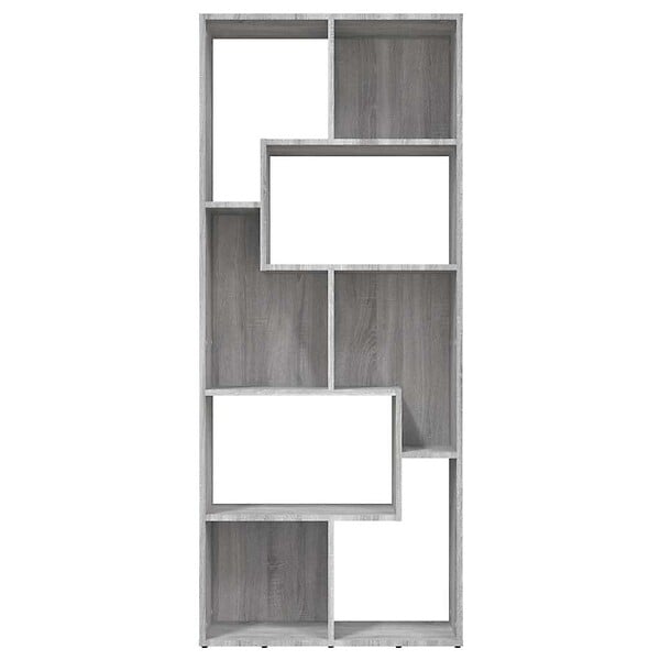 VIDAXL - vidaXL Bibliothèque Sonoma gris 67x24x161 cm Bois d'ingénierie - large