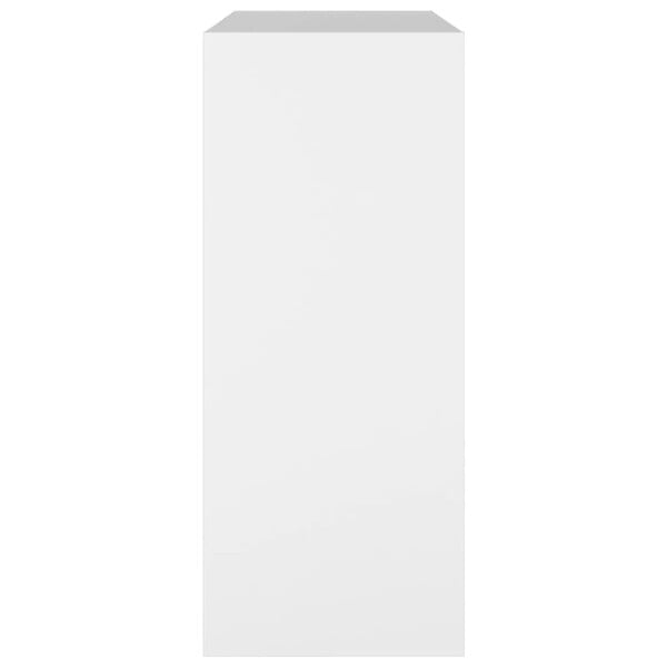 VIDAXL - vidaXL Bibliothèque/Séparateur de pièce Blanc 80x30x72 cm - large