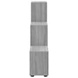 VIDAXL - vidaXL Bibliothèque escalier Sonoma gris 107 cm Bois d'ingénierie - vignette
