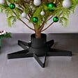 VIDAXL - vidaXL Support de sapin de Noël Noir 47x47x13,5 cm - vignette