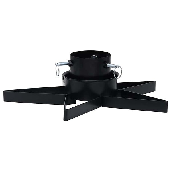 VIDAXL - vidaXL Support de sapin de Noël Noir 47x47x13,5 cm - large