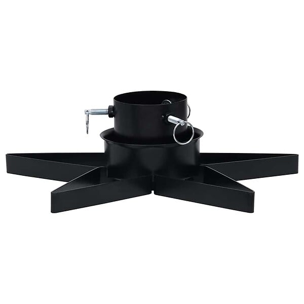 VIDAXL - vidaXL Support de sapin de Noël Noir 47x47x13,5 cm - large