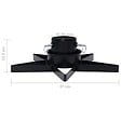 VIDAXL - vidaXL Support de sapin de Noël Noir 47x47x13,5 cm - vignette
