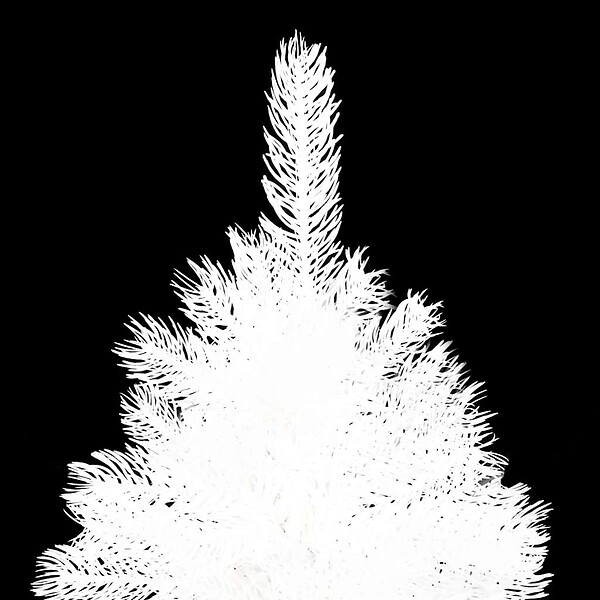 VIDAXL - vidaXL Arbre de Noël artificiel aiguilles réalistes blanc 120 cm - large