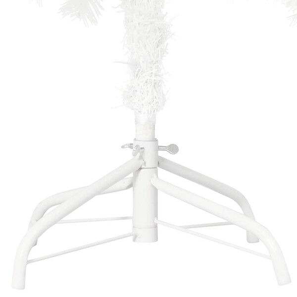 VIDAXL - vidaXL Arbre de Noël artificiel aiguilles réalistes blanc 120 cm - large