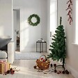 VIDAXL - vidaXL Sapin de Noël artificiel moitié avec support vert 120 cm PVC - vignette