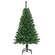 VIDAXL - vidaXL Arbre de Noël artificiel avec branches épaisses vert 120 cm PVC - vignette