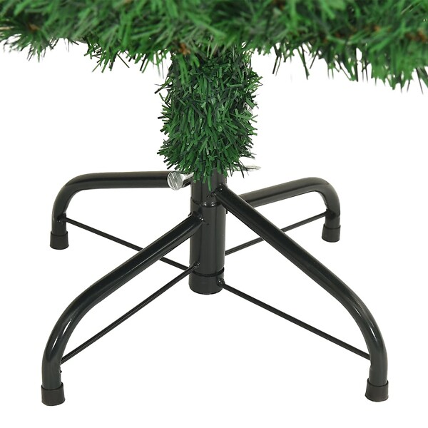 VIDAXL - vidaXL Arbre de Noël artificiel avec branches épaisses vert 120 cm PVC - large