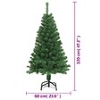 VIDAXL - vidaXL Arbre de Noël artificiel avec branches épaisses vert 120 cm PVC - vignette