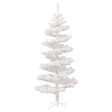 VIDAXL - vidaXL Arbre de Noël hélicoïdal pré-éclairé et support blanc 150cm PVC - vignette