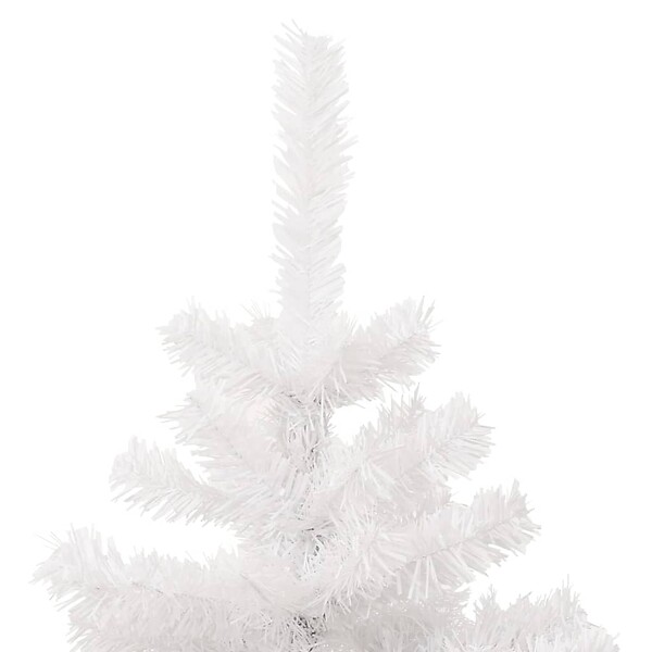 VIDAXL - vidaXL Arbre de Noël hélicoïdal pré-éclairé et support blanc 150cm PVC - large