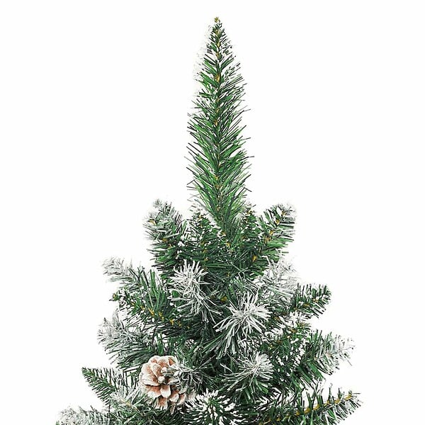 VIDAXL - vidaXL Sapin de Noël artificiel mince avec support 180 cm PVC - large