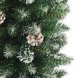 VIDAXL - vidaXL Sapin de Noël artificiel mince avec support 180 cm PVC - vignette