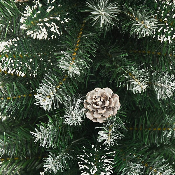 VIDAXL - vidaXL Sapin de Noël artificiel mince avec support 150 cm PVC - large