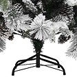 VIDAXL - vidaXL Sapin de Noël à  flocons de neige et pommes de pin 195 cm PVC/PE - vignette