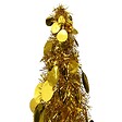VIDAXL - vidaXL Sapin de Noël artificiel escamotable doré 120 cm PET - vignette