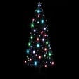 VIDAXL - vidaXL Arbre de Noël pré-éclairé avec support 240 cm fibre optique - vignette