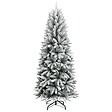 VIDAXL - vidaXL Sapin de Noël artificiel avec neige floquée 180 cm PVC et PE - vignette
