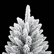 VIDAXL - vidaXL Sapin de Noël artificiel avec neige floquée 180 cm PVC et PE - vignette