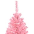 VIDAXL - vidaXL Sapin de Noël artificiel avec support rose 120 cm PVC - vignette