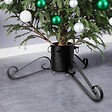 VIDAXL - vidaXL Support de sapin de Noël Noir 58x58x21 cm - vignette