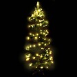 VIDAXL - vidaXL Arbre de Noël hélicoïdal pré-éclairé et support vert 180 cm PVC - vignette