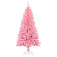 VIDAXL - vidaXL Sapin de Noël artificiel avec support rose 150 cm PVC - vignette