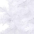 VIDAXL - vidaXL Sapin de Noël artificiel d'angle Blanc 240 cm PVC - vignette