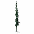 VIDAXL - vidaXL Demi sapin de Noël artificiel mince avec support Vert 240 cm - vignette
