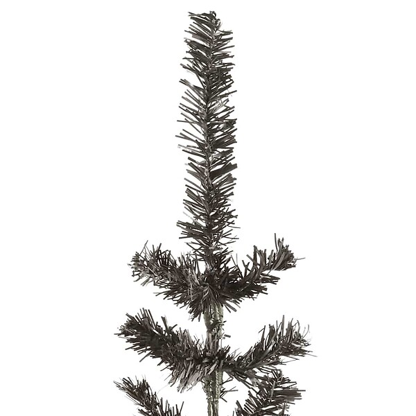 VIDAXL - vidaXL Sapin de Noël étroit Noir 210 cm - large