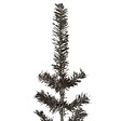 VIDAXL - vidaXL Sapin de Noël étroit Noir 210 cm - vignette