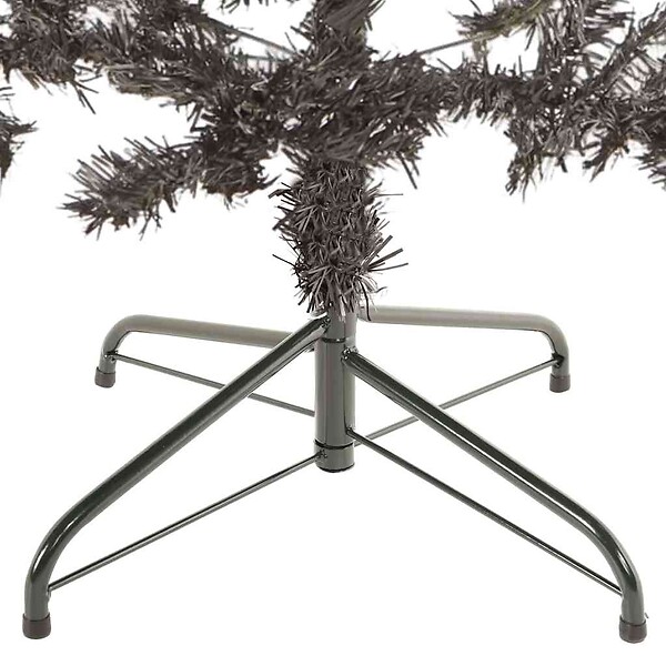 VIDAXL - vidaXL Sapin de Noël étroit Noir 210 cm - large