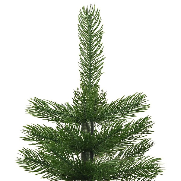 VIDAXL - vidaXL Sapin de Noël artificiel mince avec support 240 cm PE - large
