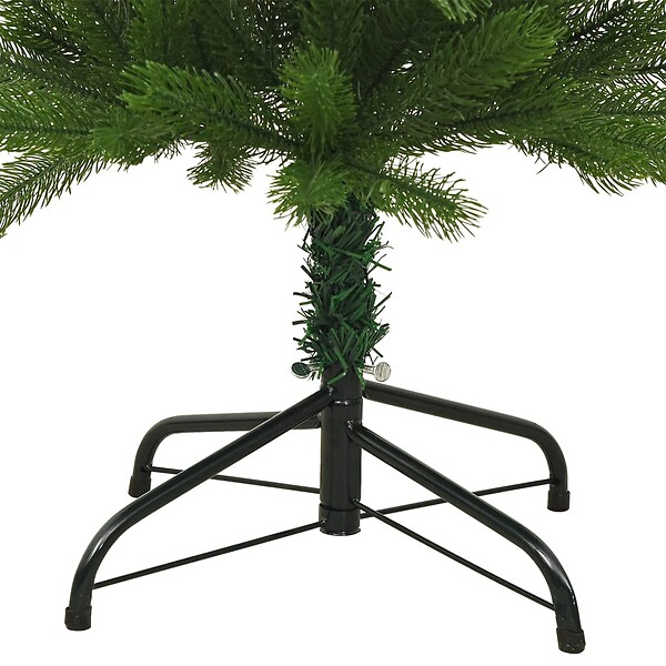 VIDAXL - vidaXL Sapin de Noël artificiel mince avec support 240 cm PE - large