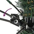 VIDAXL - vidaXL Sapin de Noël artificiel avec support Vert 210 cm PVC - vignette