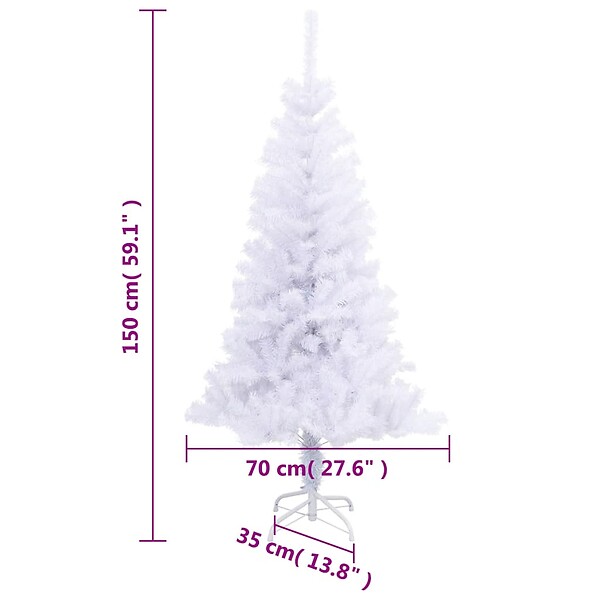 VIDAXL - vidaXL Arbre de Noël artificiel avec support 150 cm 380 branches - large