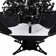 VIDAXL - vidaXL Arbre de Noël neigeux avec base de parapluie Noir 190 cm PVC - vignette