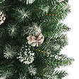 VIDAXL - vidaXL Sapin de Noël artificiel mince avec support 240 cm PVC - vignette